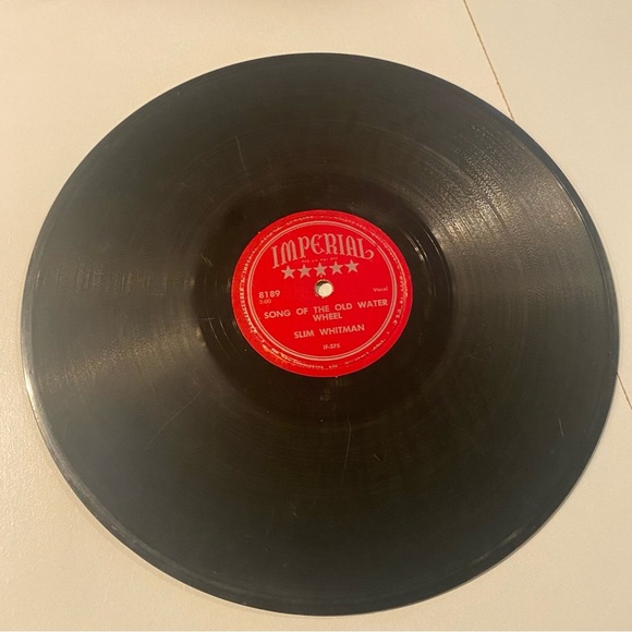 Slim Whitman - Restless Heart / Song Of The Old Water Wheel 1950 Shellac, 10" - Picture 1 of 5